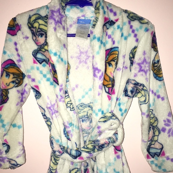 Girls Frozen bathrobe 2T - Picture 2 of 3
